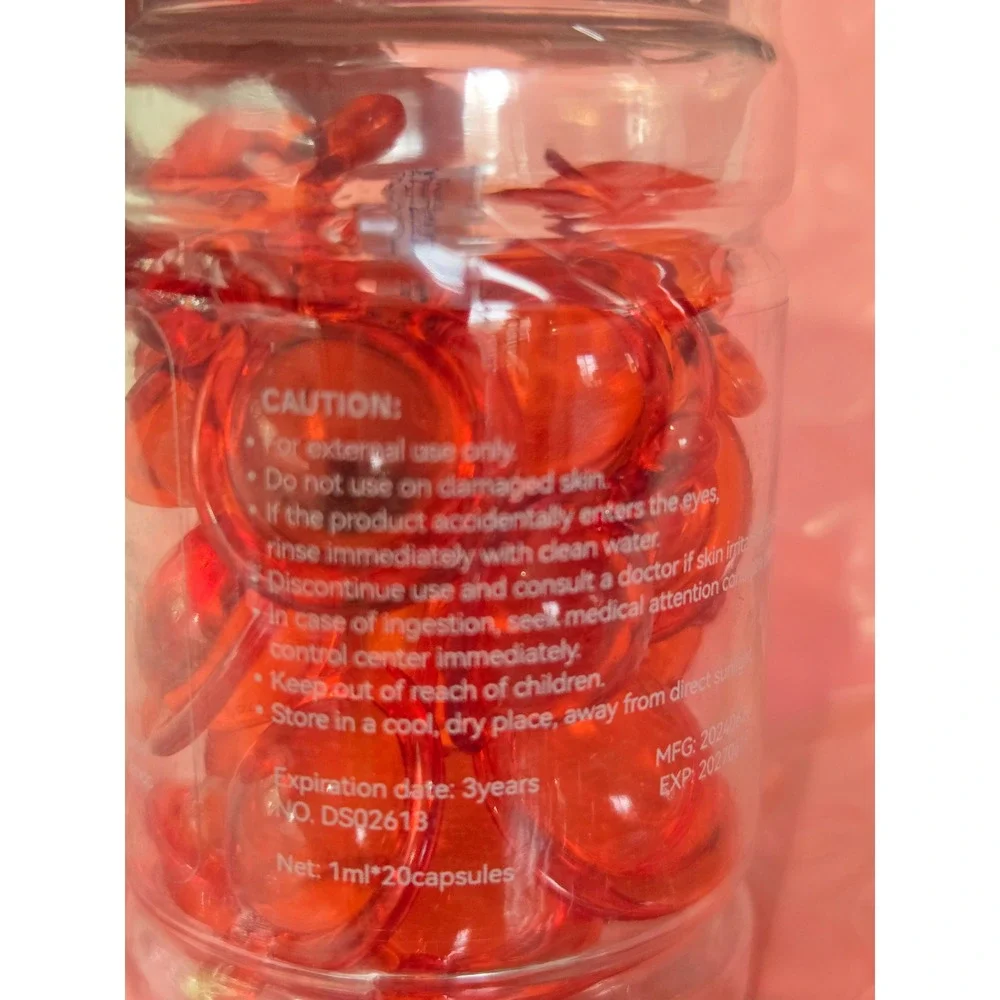 Playvogue Hair Vitamin Essence Oil Capsules for Soft Shiny Flexible‎ Hair
